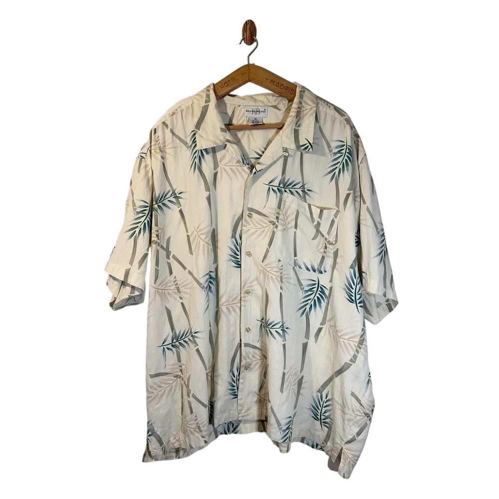 Knightsbridge Men’s Button Down Hawaiian Shirt Short Sleeve Size 2XL